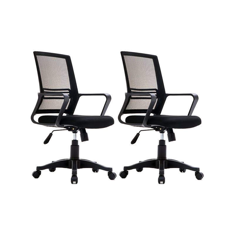 Moderne Swivel stoel verstelbare stoelhoogte vaste wapenstoel met wielen