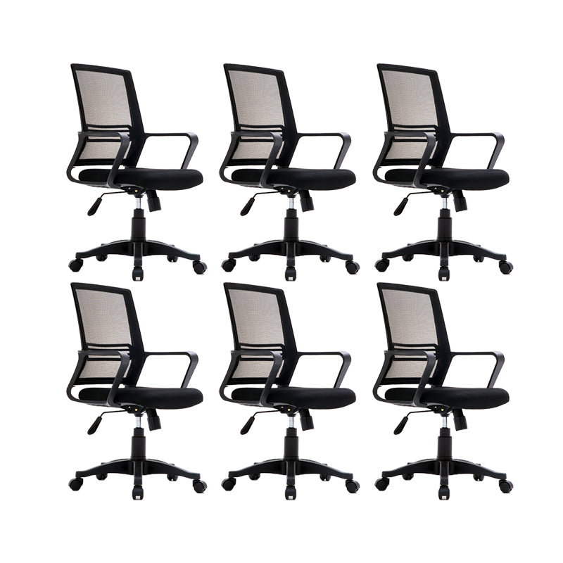 Moderne Swivel stoel verstelbare stoelhoogte vaste wapenstoel met wielen