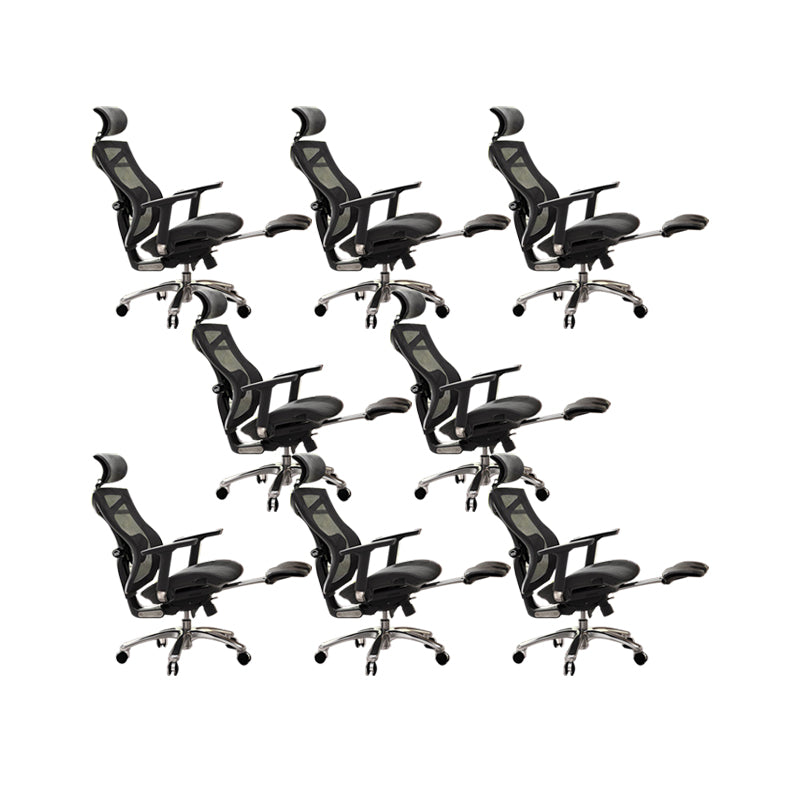 Moderne stoel verwijderbare armen verstelbare stoelhoogte bureaustoel met wielen