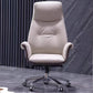 Modern Executive Chair Adjustable Back Height Office Chair with Wheels Off-White 1 Piece Clearhalo 'furn' 'furn_office_chair' 'Furniture' 'Office Chairs' 'Office Furniture' 'office_chair' 6753856