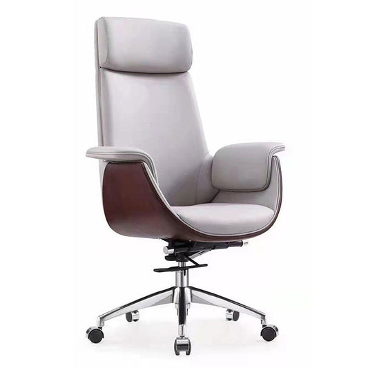 Modern Executive Chair Adjustable Back Height Office Chair with Wheels Clearhalo 'furn' 'furn_office_chair' 'Furniture' 'Office Chairs' 'Office Furniture' 'office_chair' 6753860