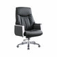 Modern Executive Chair Adjustable Back Height Office Chair with Wheels Black 1 Piece Clearhalo 'furn' 'furn_office_chair' 'Furniture' 'Office Chairs' 'Office Furniture' 'office_chair' 6753876
