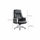 Modern Executive Chair Adjustable Back Height Office Chair with Wheels Clearhalo 'furn' 'furn_office_chair' 'Furniture' 'Office Chairs' 'Office Furniture' 'office_chair' 6753887