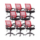Modern Office Chair Adjustable Seat Height Arm Chair with Wheels