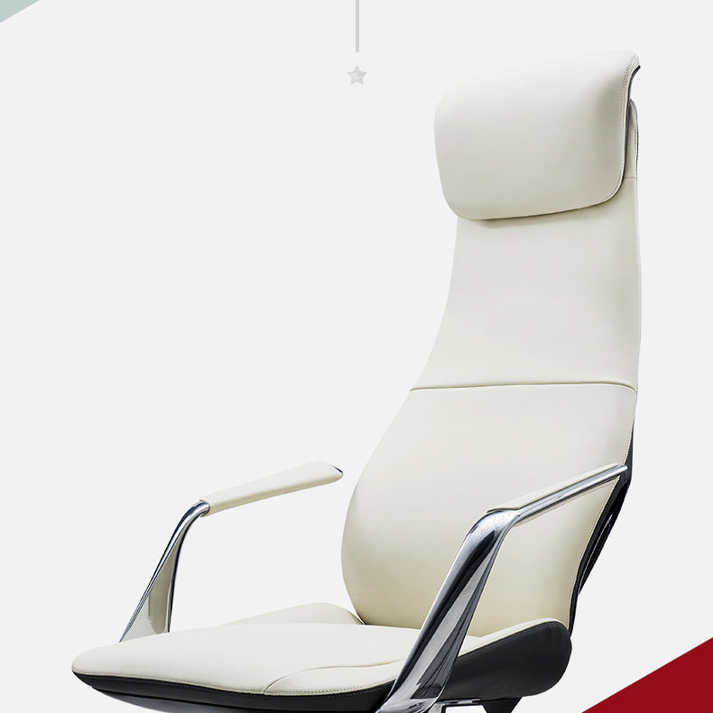 Moderne stijl bureaustoel verstelbare stoelhoogte vaste wapenstoel met wielen