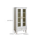 Modern Style  Bookshelf Closed Back Standard Engineered Wood Bookcase in White
