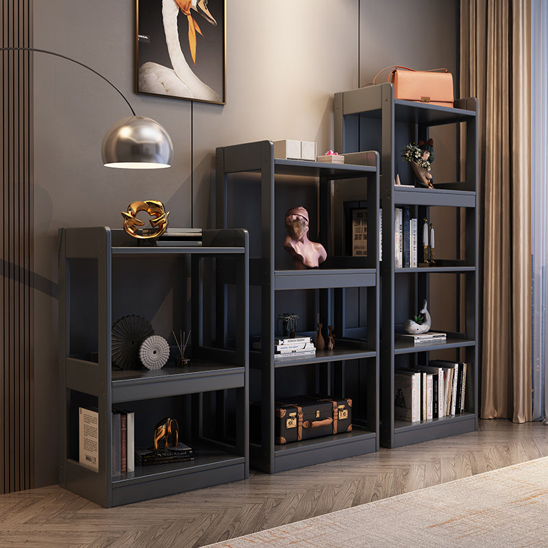 Modern Style Standard Bookshelf Wooden Open Back Bookcase with Shelves Clearhalo 'Bookcases' 'furn' 'furn_bookcases' 'Furniture' 'Office Furniture' 6754440