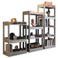 Modern Style Standard Bookshelf Wooden Open Back Bookcase with Shelves Clearhalo 'Bookcases' 'furn' 'furn_bookcases' 'Furniture' 'Office Furniture' 6754449