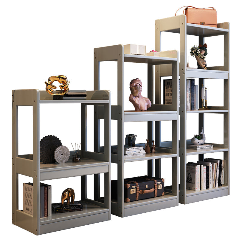 Modern Style Standard Bookshelf Wooden Open Back Bookcase with Shelves Clearhalo 'Bookcases' 'furn' 'furn_bookcases' 'Furniture' 'Office Furniture' 6754449