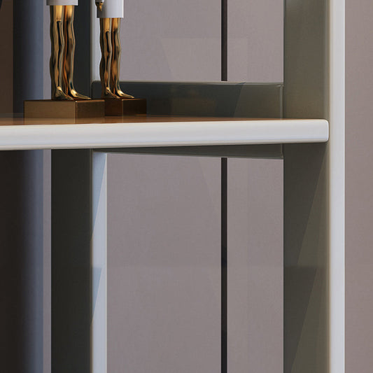 Modern Style Standard Bookshelf Wooden Open Back Bookcase with Shelves Clearhalo 'Bookcases' 'furn' 'furn_bookcases' 'Furniture' 'Office Furniture' 6754453