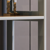 Modern Style Standard Bookshelf Wooden Open Back Bookcase with Shelves Clearhalo 'Bookcases' 'furn' 'furn_bookcases' 'Furniture' 'Office Furniture' 6754453