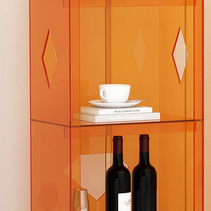 Modern Style Closed Back Standard Bookshelf Acrylic Bookcase for Home Office Clearhalo 'Bookcases' 'furn' 'furn_bookcases' 'Furniture' 'Office Furniture' 6754497