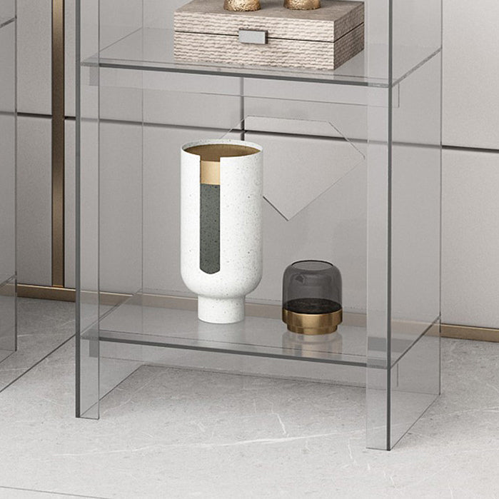 Modern Style Closed Back Standard Bookshelf Acrylic Bookcase for Home Office Clearhalo 'Bookcases' 'furn' 'furn_bookcases' 'Furniture' 'Office Furniture' 6754499