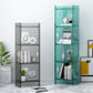 Modern Style Closed Back Standard Bookshelf Acrylic Bookcase for Home Office Clearhalo 'Bookcases' 'furn' 'furn_bookcases' 'Furniture' 'Office Furniture' 6754512