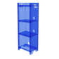 Glam Closed Back Standard Bookshelf Shelves Included Acrylic Bookcase