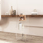 Glam Closed Back Standard Bookshelf Shelves Included Acrylic Bookcase