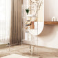 Glam Closed Back Standard Bookshelf Shelves Included Acrylic Bookcase