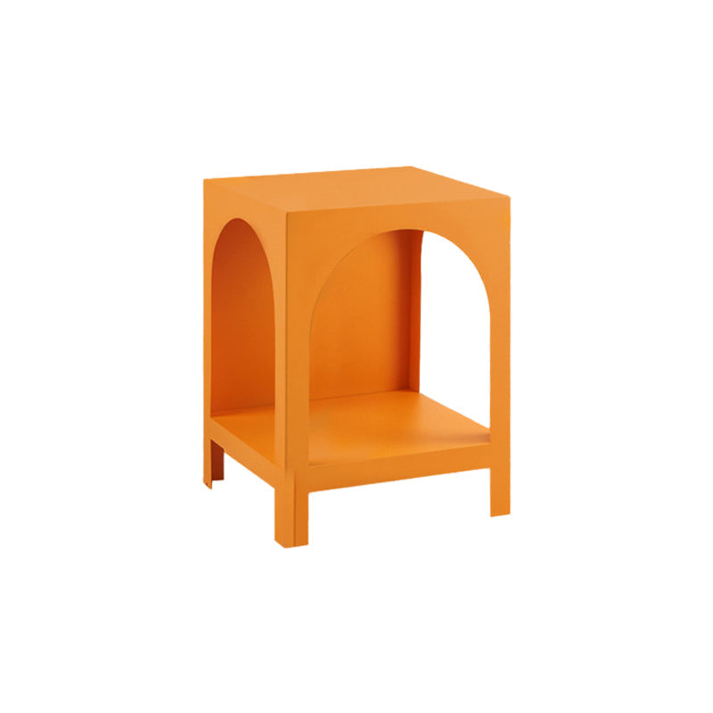 Metal Contemporary Bookcase Standard Closed Back Bookshelf with Shelves