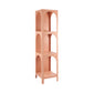 Metal Contemporary Bookcase Standard Closed Back Bookshelf with Shelves