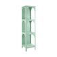 Metal Contemporary Bookcase Standard Closed Back Bookshelf with Shelves