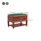 Rubber Wood Seating Bench Genuine Leather Rectangle Shoe Storage Entryway Bench Clearhalo 'Benches' 'Chairs & Seating' 'furn' 'furn_benches' 'Furniture' 'Living Room Furniture' 6754591
