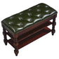 Rubber Wood Seating Bench Rectangle Cushioned Shoe Storage Entryway Bench Walnut Green Clearhalo 'Benches' 'Chairs & Seating' 'furn' 'furn_benches' 'Furniture' 'Living Room Furniture' 6754603