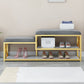 14" W Glam Seating Bench Cushioned Rectangle Shoe Storage Entryway and Bedroom Bench Clearhalo 'Benches' 'Chairs & Seating' 'furn' 'furn_benches' 'Furniture' 'Living Room Furniture' 6754639