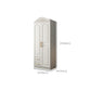 French Country White Wardrobe Armoire Engineered Wood Wardrobe Closet Clearhalo 'Armoires & Wardrobes' 'armoires_wardrobes' 'Bedroom Furniture' 'furn' 'furn_armoires_wardrobes' 'Furniture' 6755105