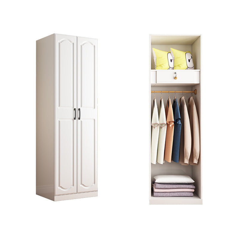 Wooden Wardrobe Closet with Drawer Contemporary Wardrobe Armoire