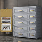 Hinged Wardrobe Cabinet Modern Plastic Storage Cabinet for Home