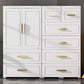 Hinged Wardrobe Cabinet Modern Plastic Storage Cabinet for Home