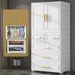 Hinged Wardrobe Cabinet Modern Plastic Storage Cabinet for Home