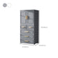 Hinged Wardrobe Cabinet Modern Plastic Storage Cabinet for Home