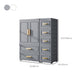 Hinged Wardrobe Cabinet Modern Plastic Storage Cabinet for Home