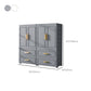 Hinged Wardrobe Cabinet Modern Plastic Storage Cabinet for Home