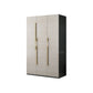 Engineered Wood Wardrobe Closet with Shelves Modern Wardrobe Cabinet