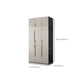 Engineered Wood Wardrobe Closet with Shelves Modern Wardrobe Cabinet