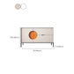 Table buffet en bois serveur de style moderne avec armoires et tiroirs