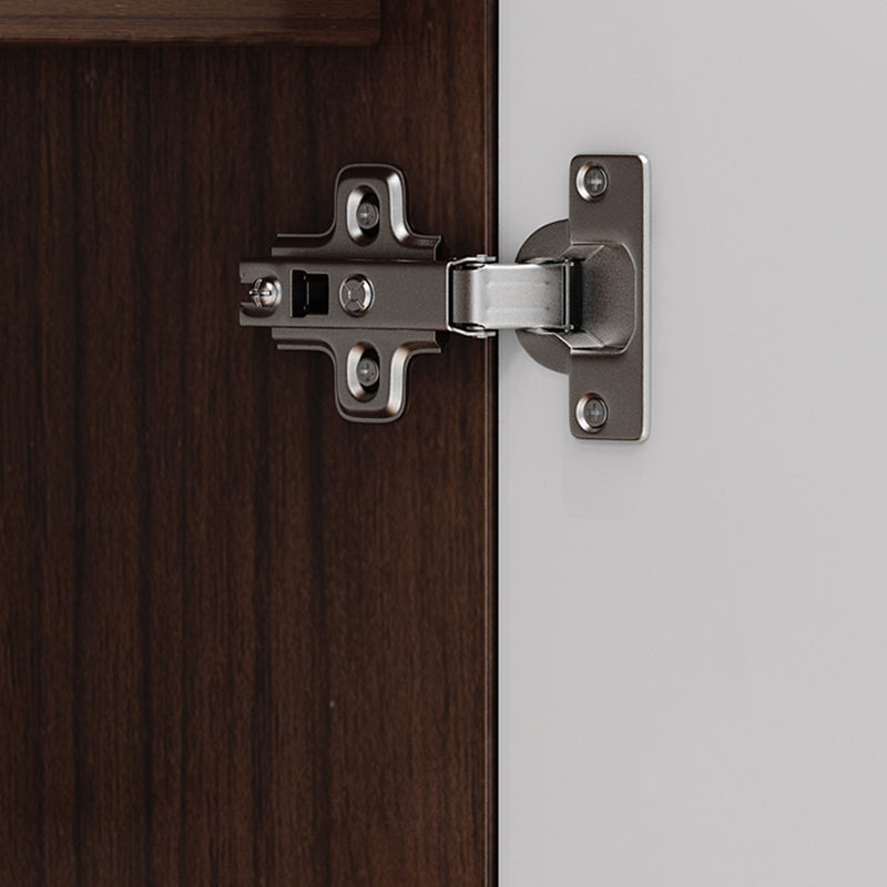 Modern Style Kitchen Sideboard Engineered Wood Sideboard with Open Storage Clearhalo 'buffet_sideboard' 'Buffets & Sideboards' 'furn' 'furn_buffet_sideboard' 'Furniture' 'Kitchen & Dining Furniture' 6755333