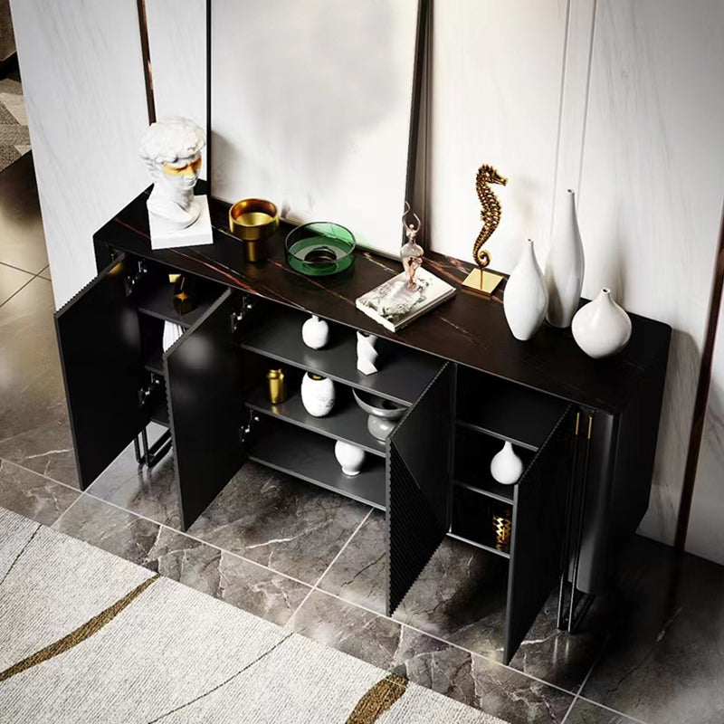 Panneau latéral en bois d'ingénierie en pierre moderne pour le salon