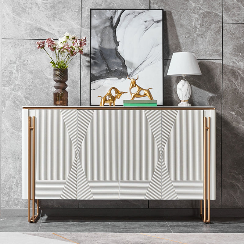 Panneau latéral en bois d'ingénierie en pierre moderne pour le salon