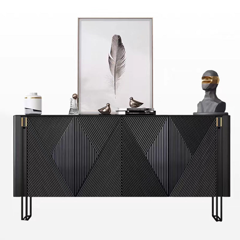 Panneau latéral en bois d'ingénierie en pierre moderne pour le salon