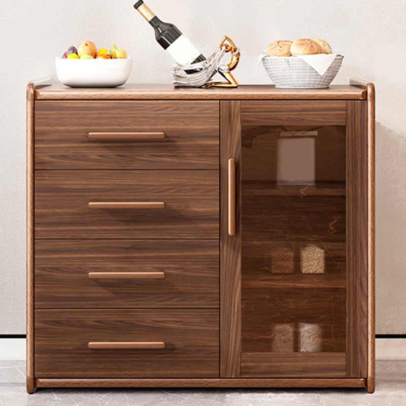 Cucina moderna in stile cucina sideboard in legno ingegnerizzato con 4 cassetti