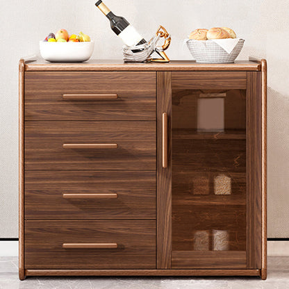Cucina moderna in stile cucina sideboard in legno ingegnerizzato con 4 cassetti
