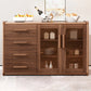 Cucina moderna in stile cucina sideboard in legno ingegnerizzato con 4 cassetti