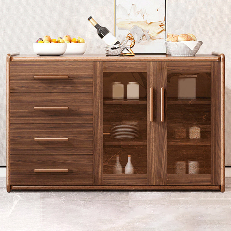 Cucina moderna in stile cucina sideboard in legno ingegnerizzato con 4 cassetti