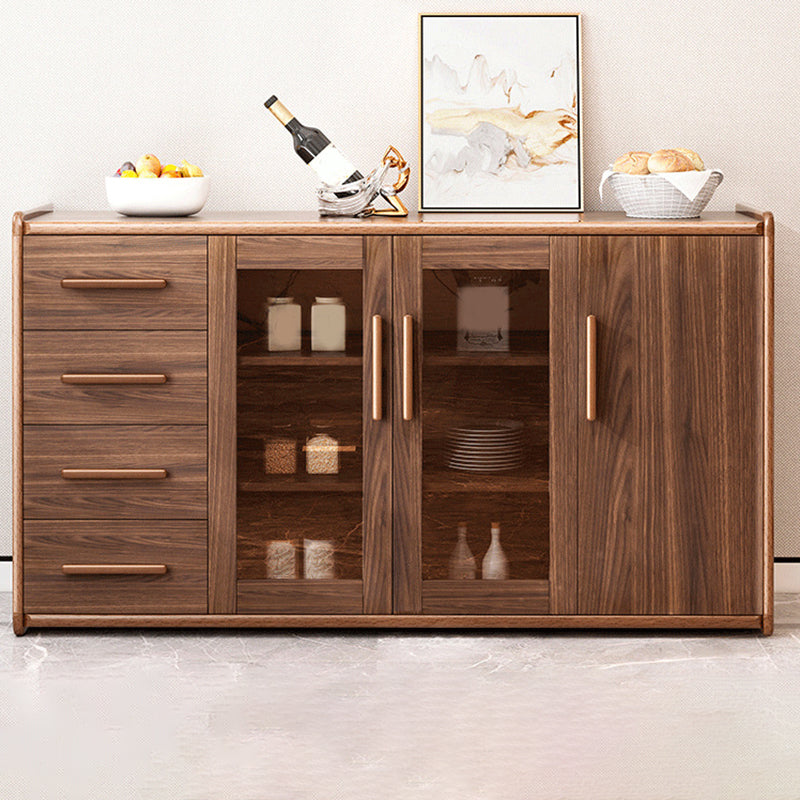 Cucina moderna in stile cucina sideboard in legno ingegnerizzato con 4 cassetti