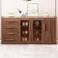 Cucina moderna in stile cucina sideboard in legno ingegnerizzato con 4 cassetti