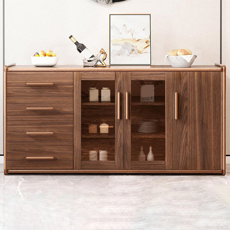 Cucina moderna in stile cucina sideboard in legno ingegnerizzato con 4 cassetti
