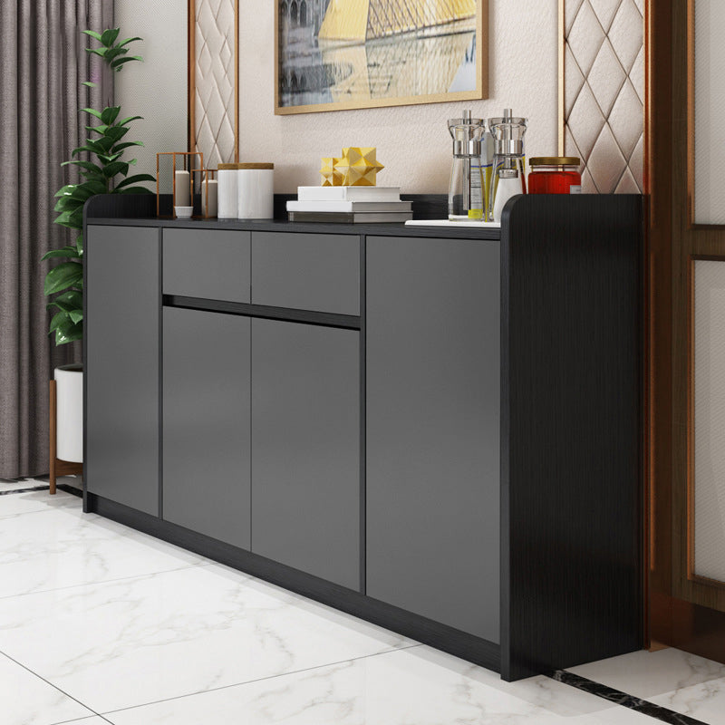 Sideboard in legno ingegnerizzato in stile moderno con 2-disegno e 4 porte